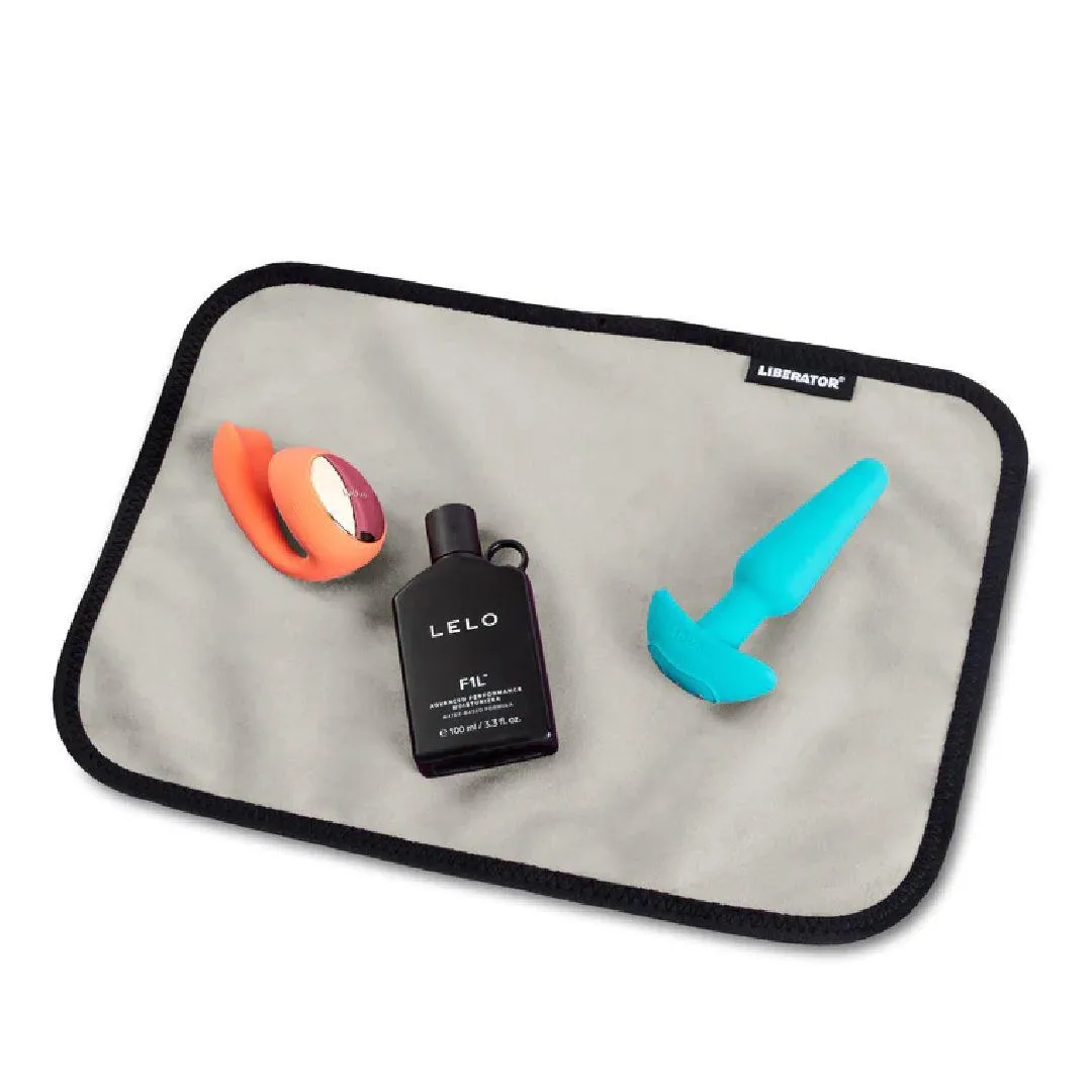 Liberator Fascinator Toy Pad Mini Waterproof Sex Blanket - Grey