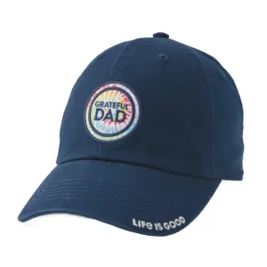 Life is Good Grateful Dad Tie Dye Coin Chill Cap