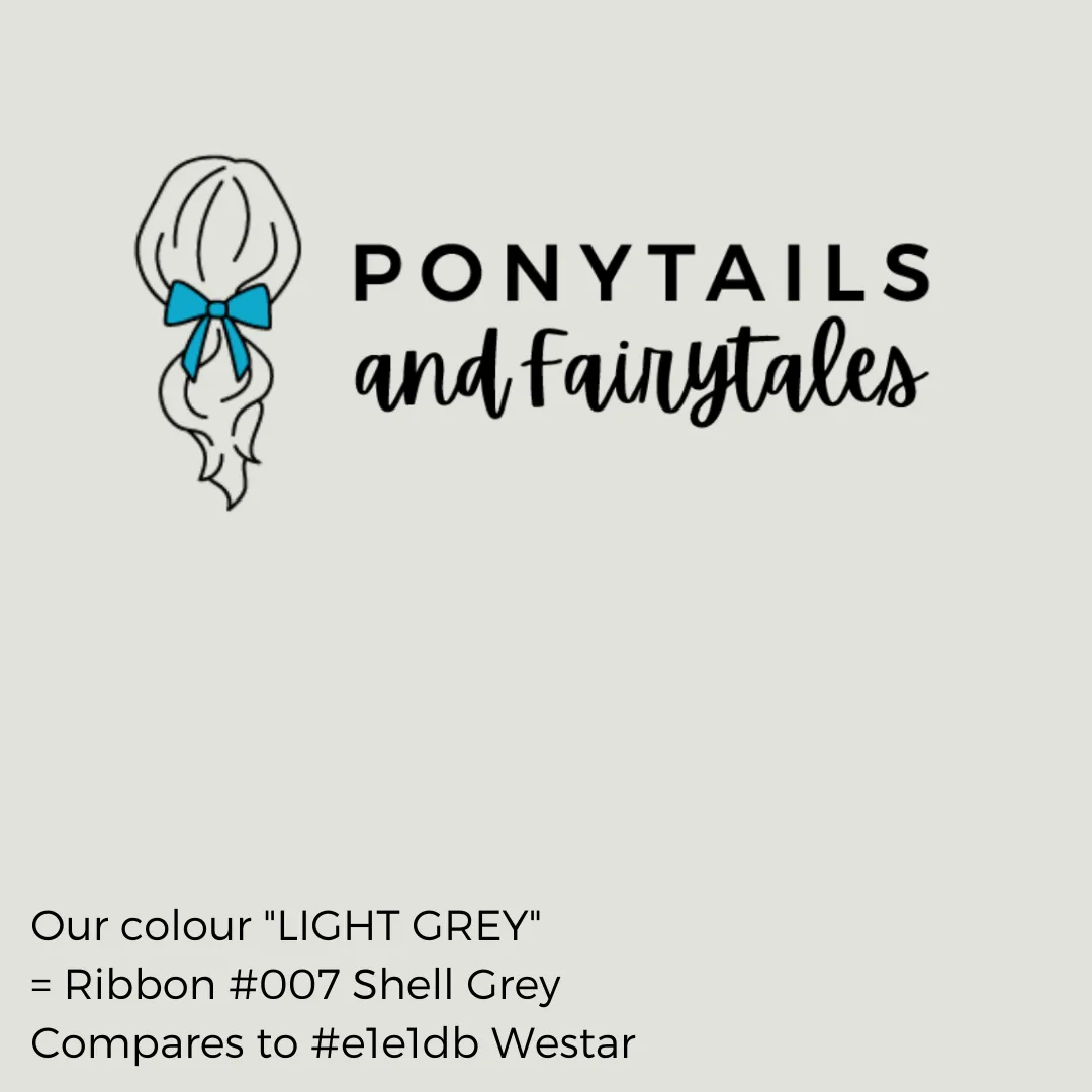 Light Grey and Silver Hair Accessories