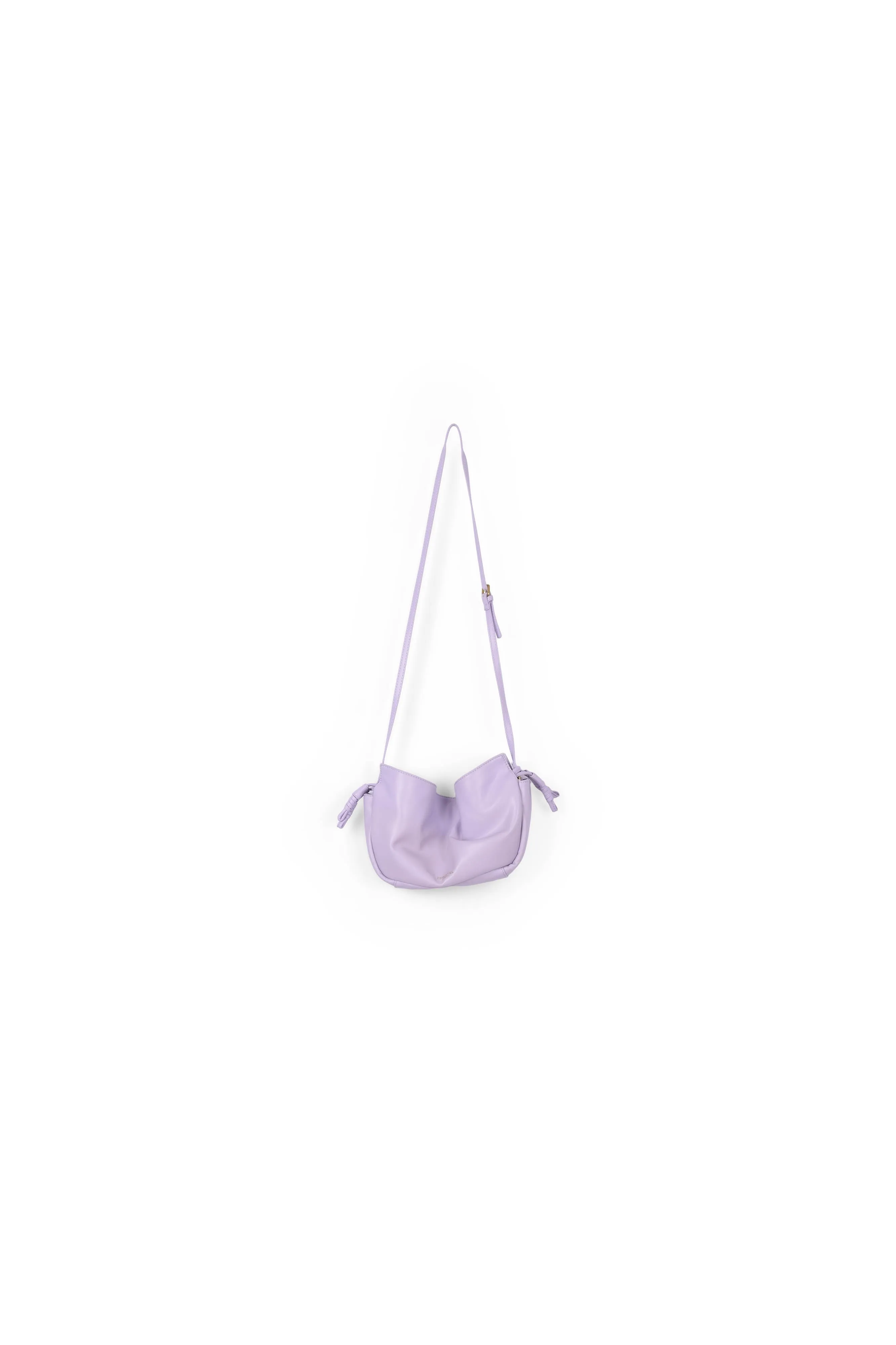 Lilac puffed shoulder bag