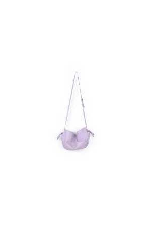 Lilac puffed shoulder bag