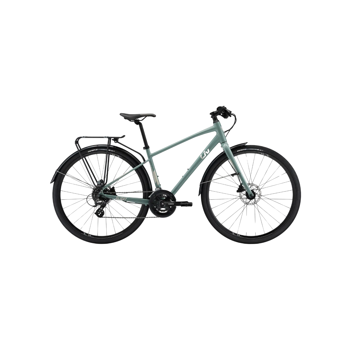 Liv Alight 2 DD City Disc Urban Bike - Eucalyptus
