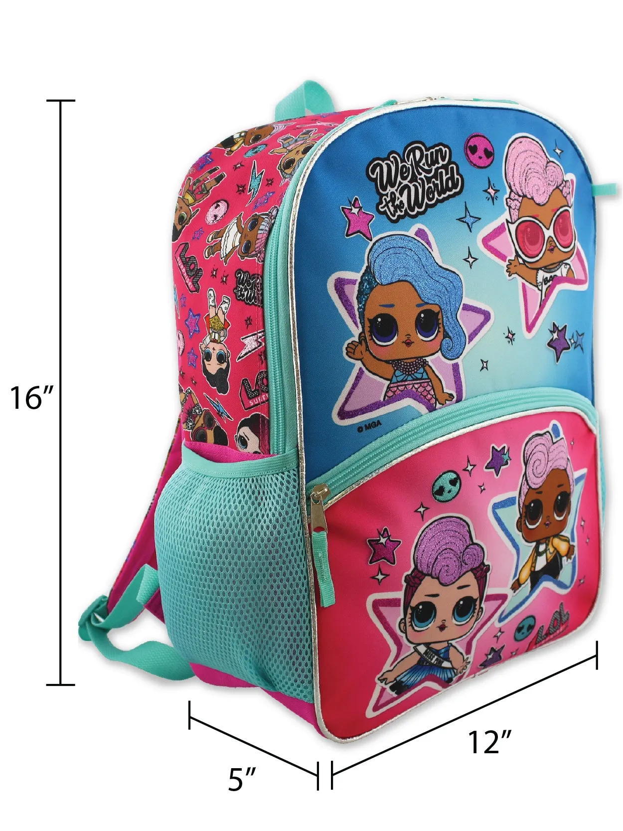 L.O.L. Surprise! 16" School Backpack Set
