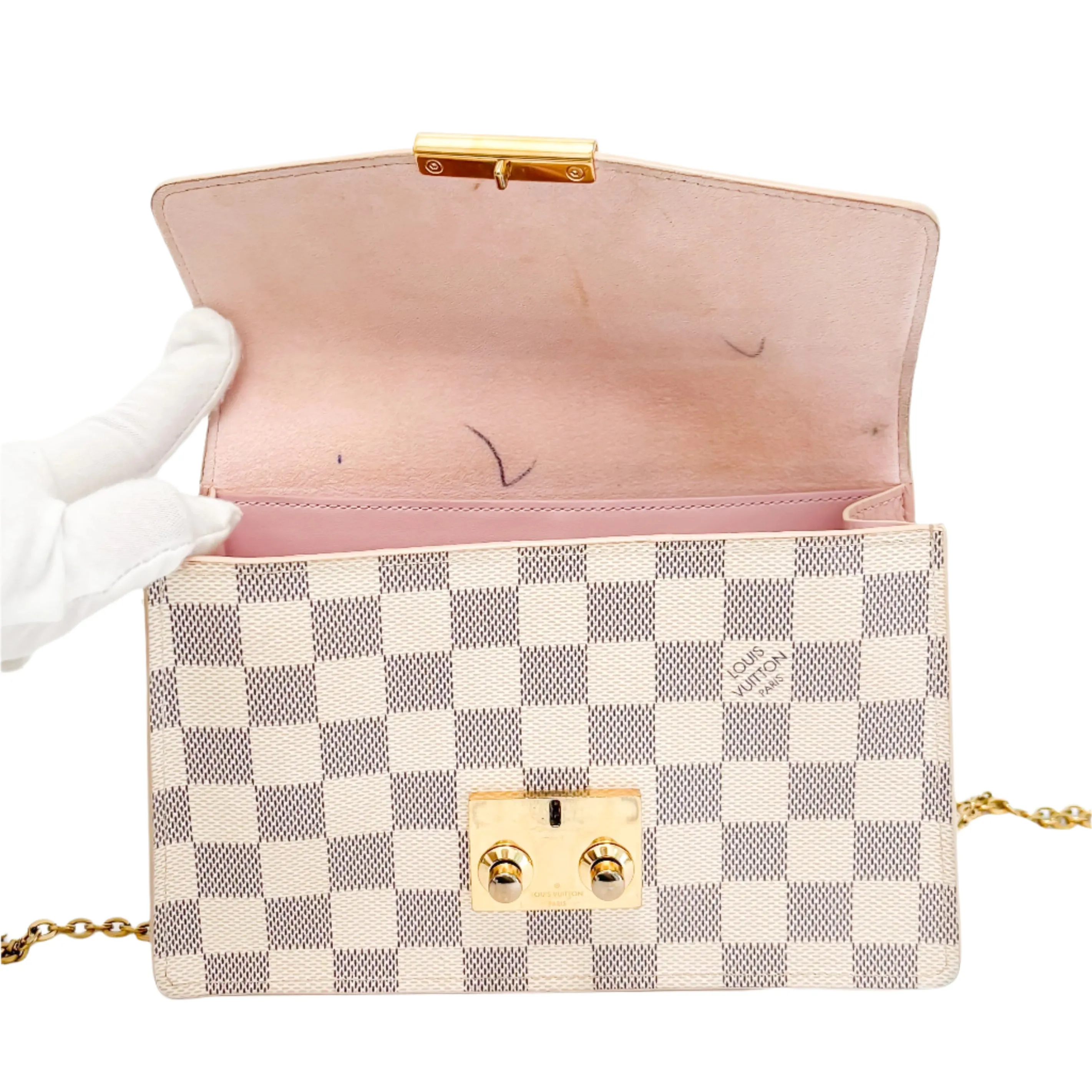 LOUIS VUITTON CROISETTE DAMIER AZUR