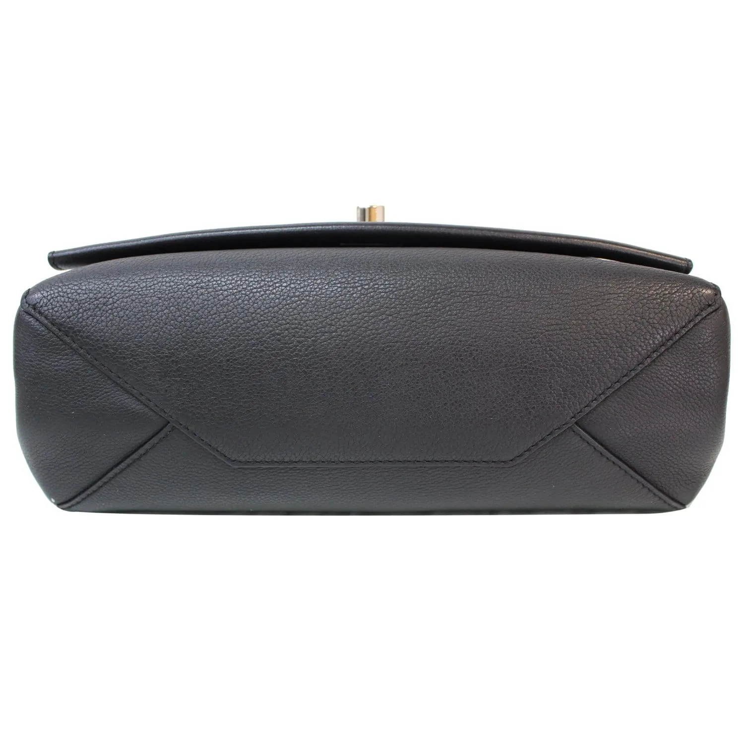 LOUIS VUITTON Lockme II Calfskin Leather Shoulder Bag Black