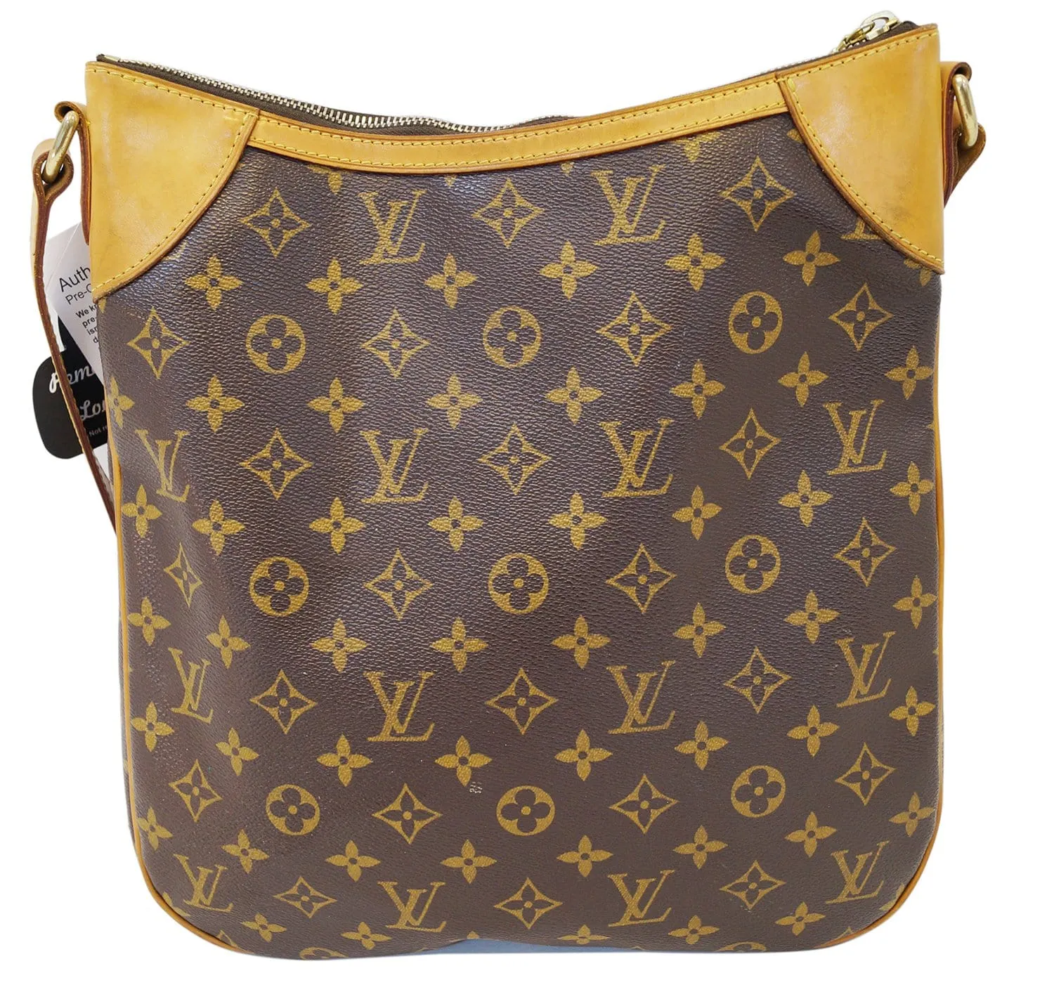 LOUIS VUITTON Monogram Brown Odeon MM Shoulder Bag