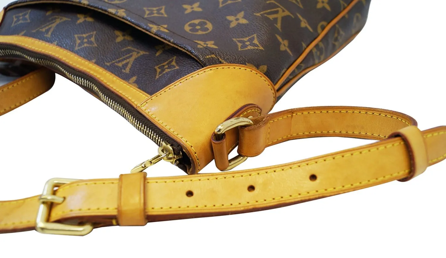LOUIS VUITTON Monogram Brown Odeon MM Shoulder Bag