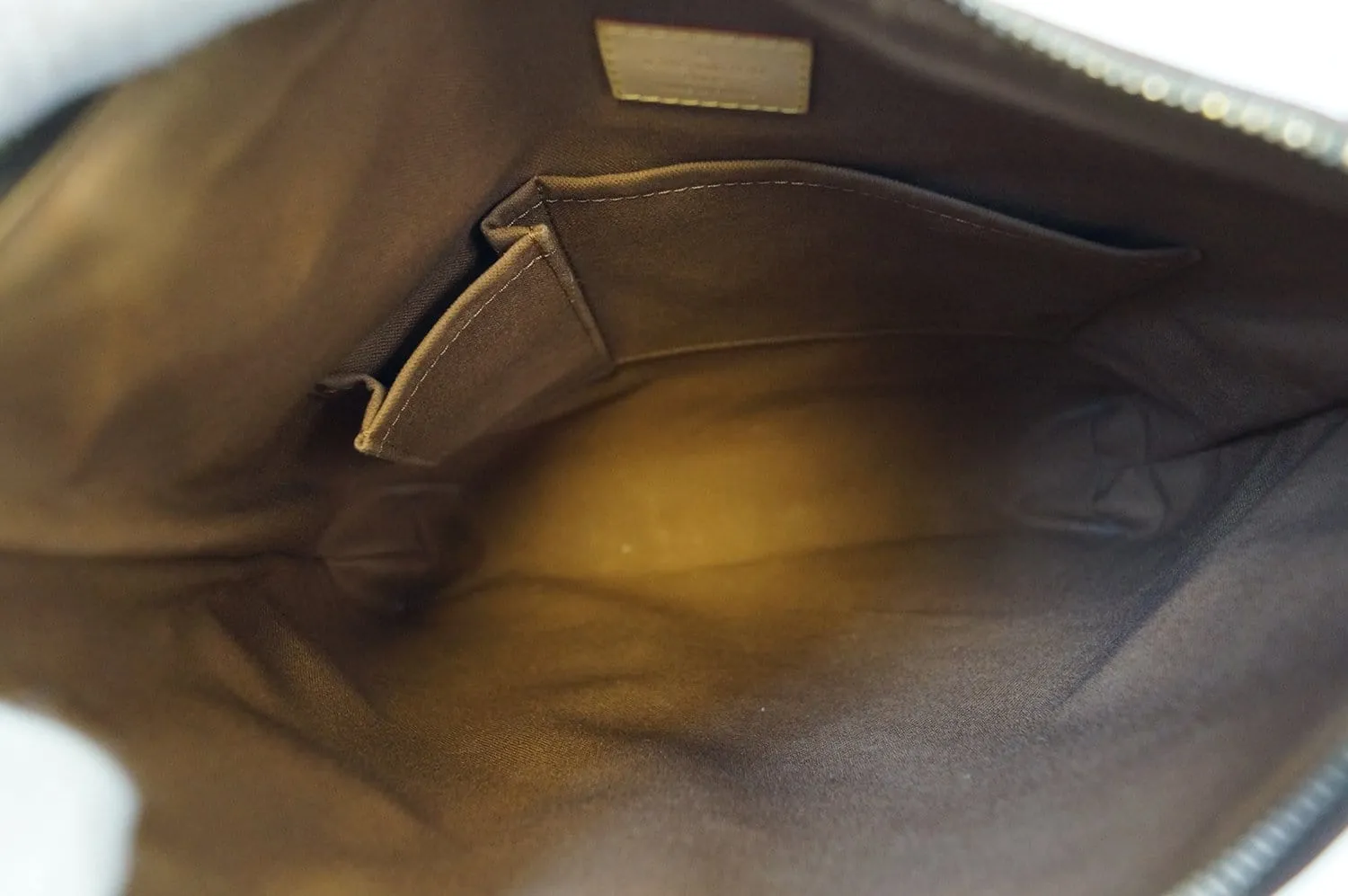 LOUIS VUITTON Monogram Brown Odeon MM Shoulder Bag