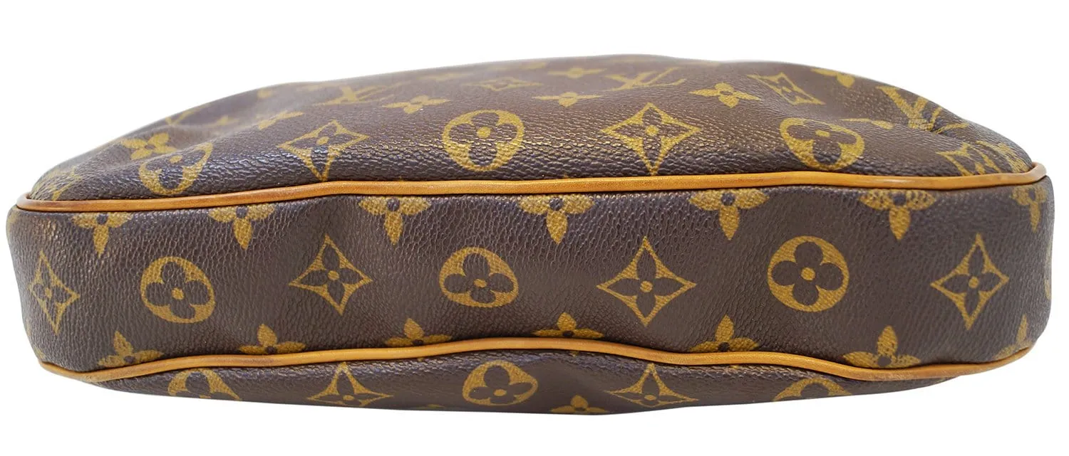 LOUIS VUITTON Monogram Brown Odeon MM Shoulder Bag