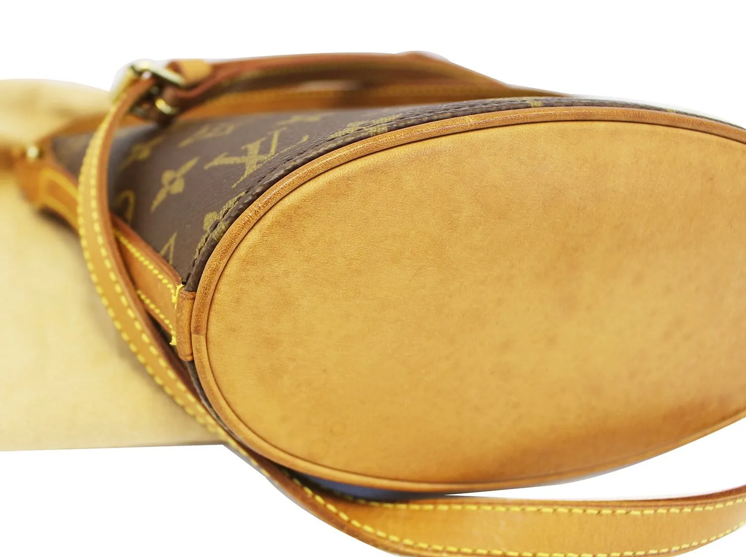 LOUIS VUITTON Monogram Canvas Drouot Brown Shoulder Bag