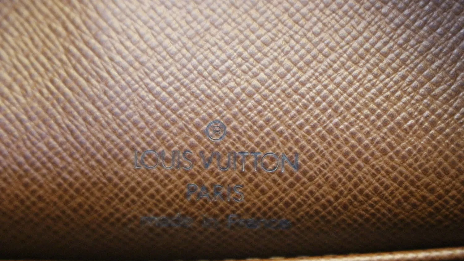LOUIS VUITTON Monogram Canvas Drouot Brown Shoulder Bag