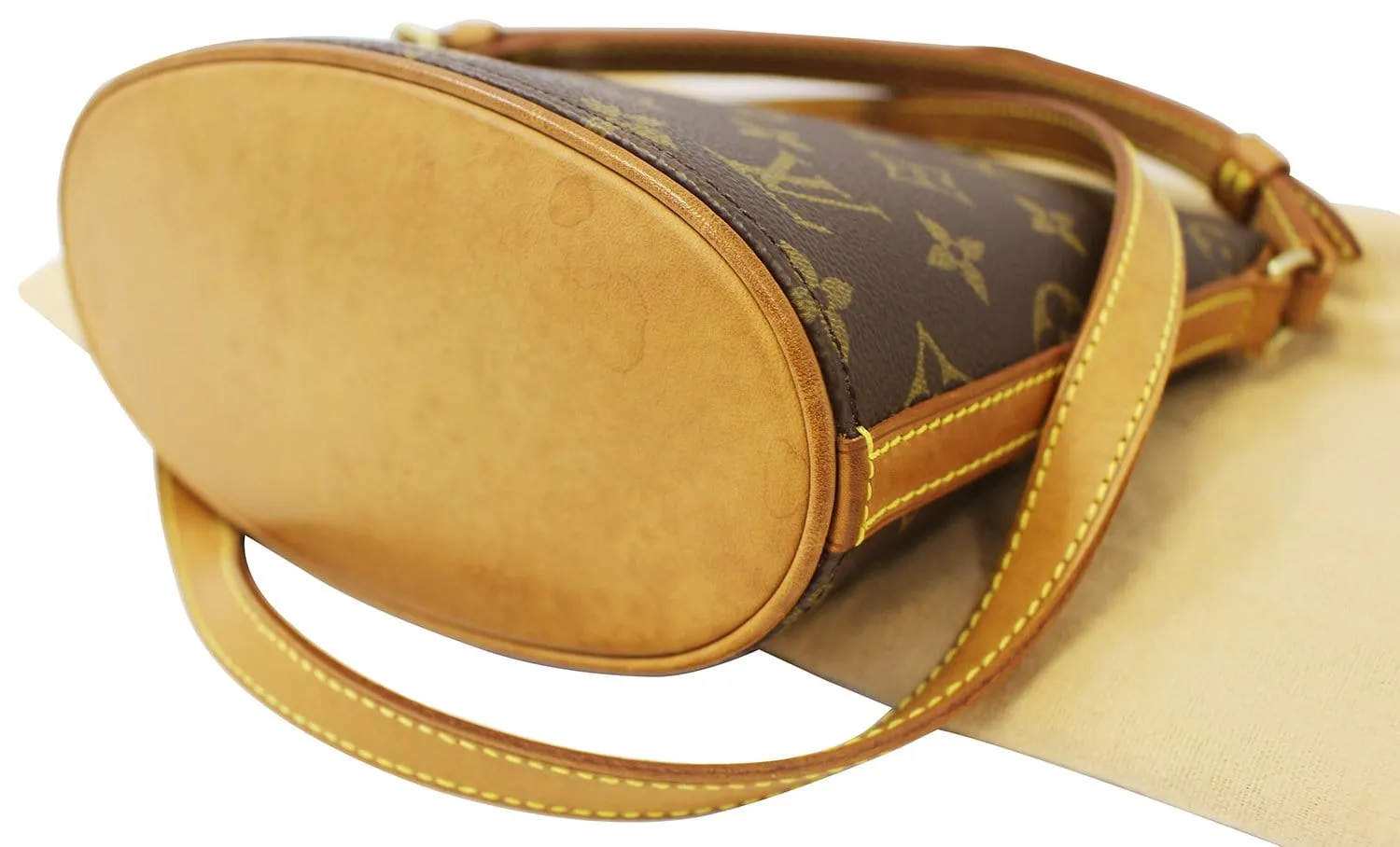 LOUIS VUITTON Monogram Canvas Drouot Brown Shoulder Bag