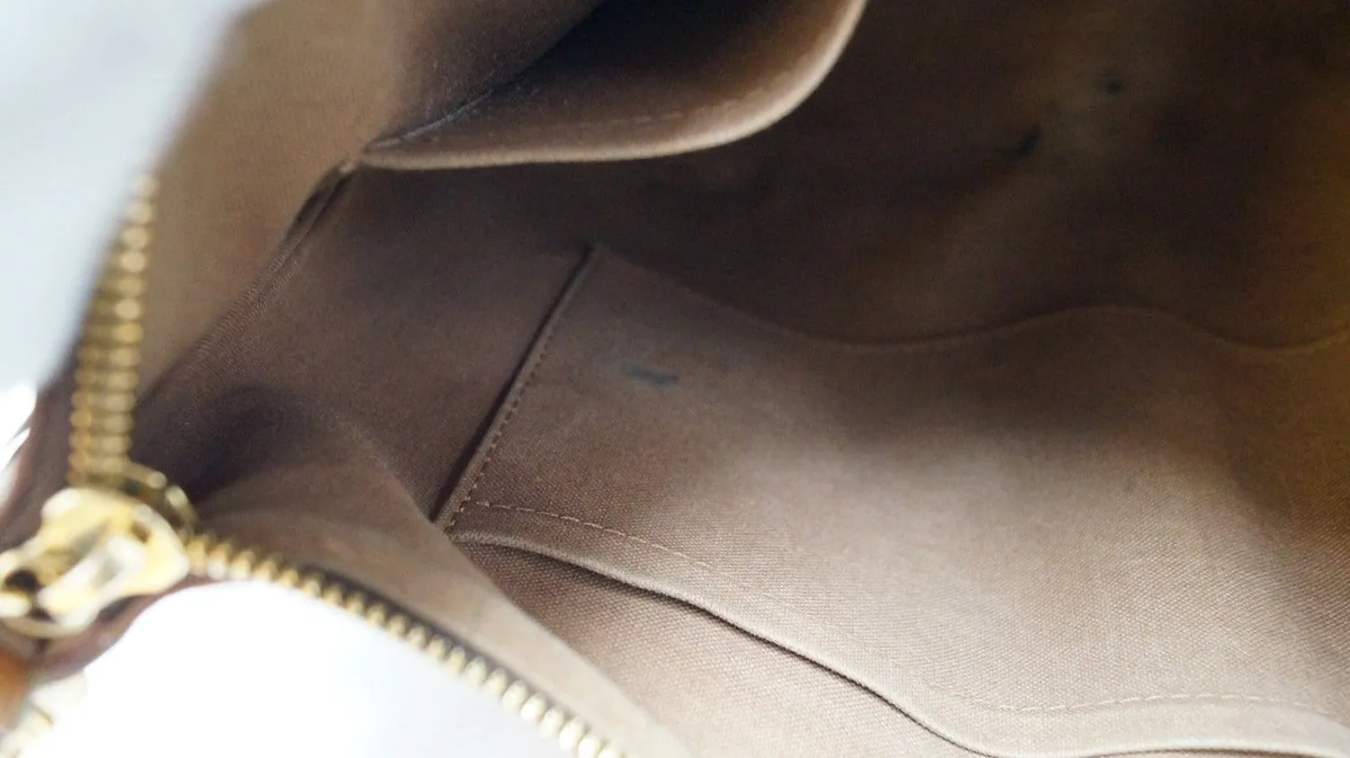 LOUIS VUITTON Monogram Canvas Palermo PM Brown Shoulder Bag