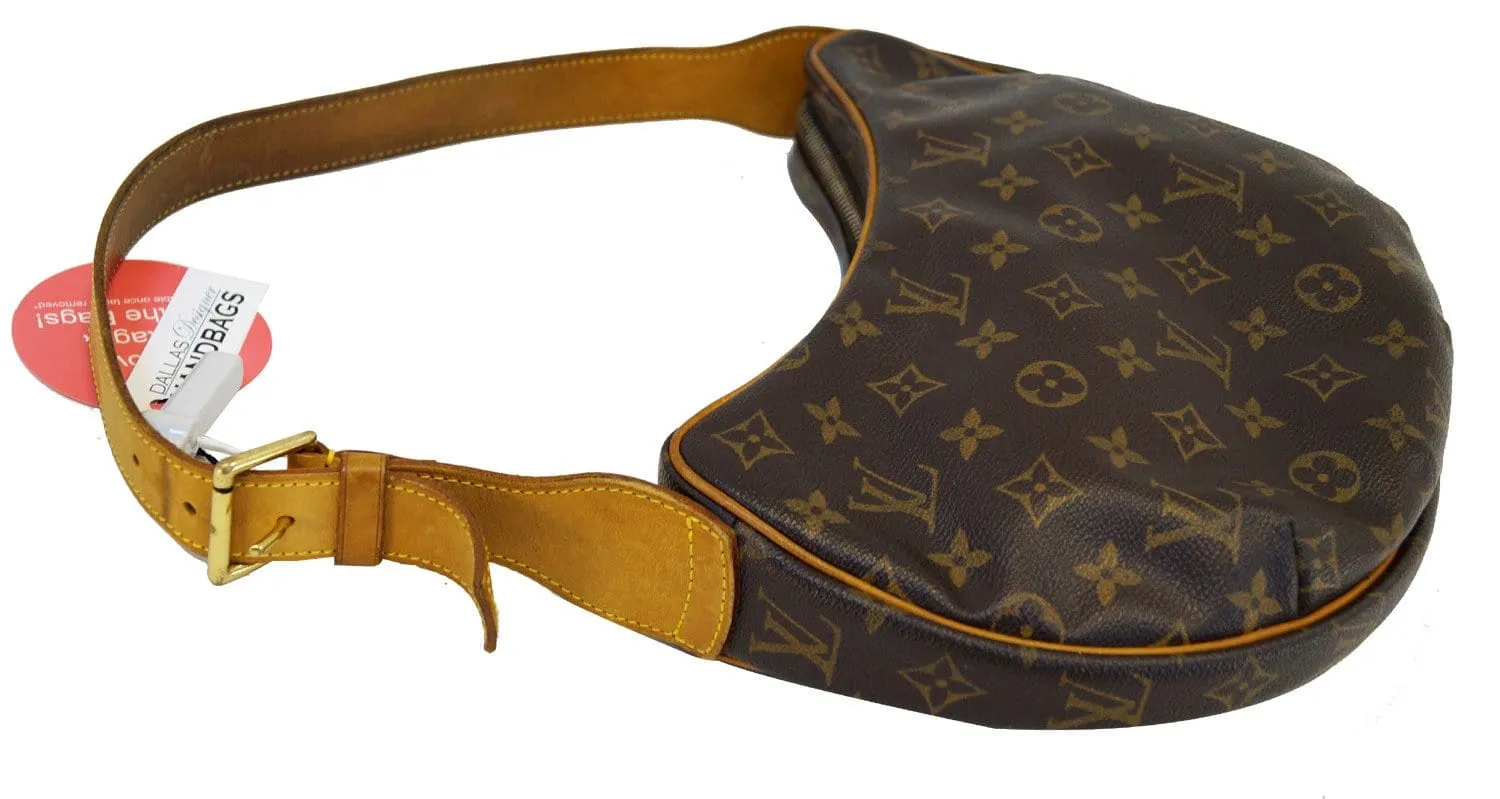 LOUIS VUITTON Monogram Croissant MM Shoulder Bag