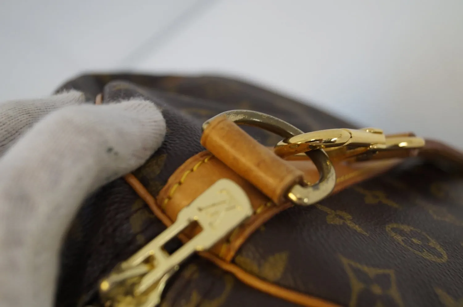 LOUIS VUITTON Monogram Keepall Bandouliere 55 Boston Bag