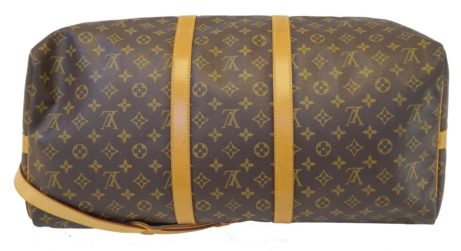 LOUIS VUITTON Monogram Keepall Bandouliere 55 Boston Bag