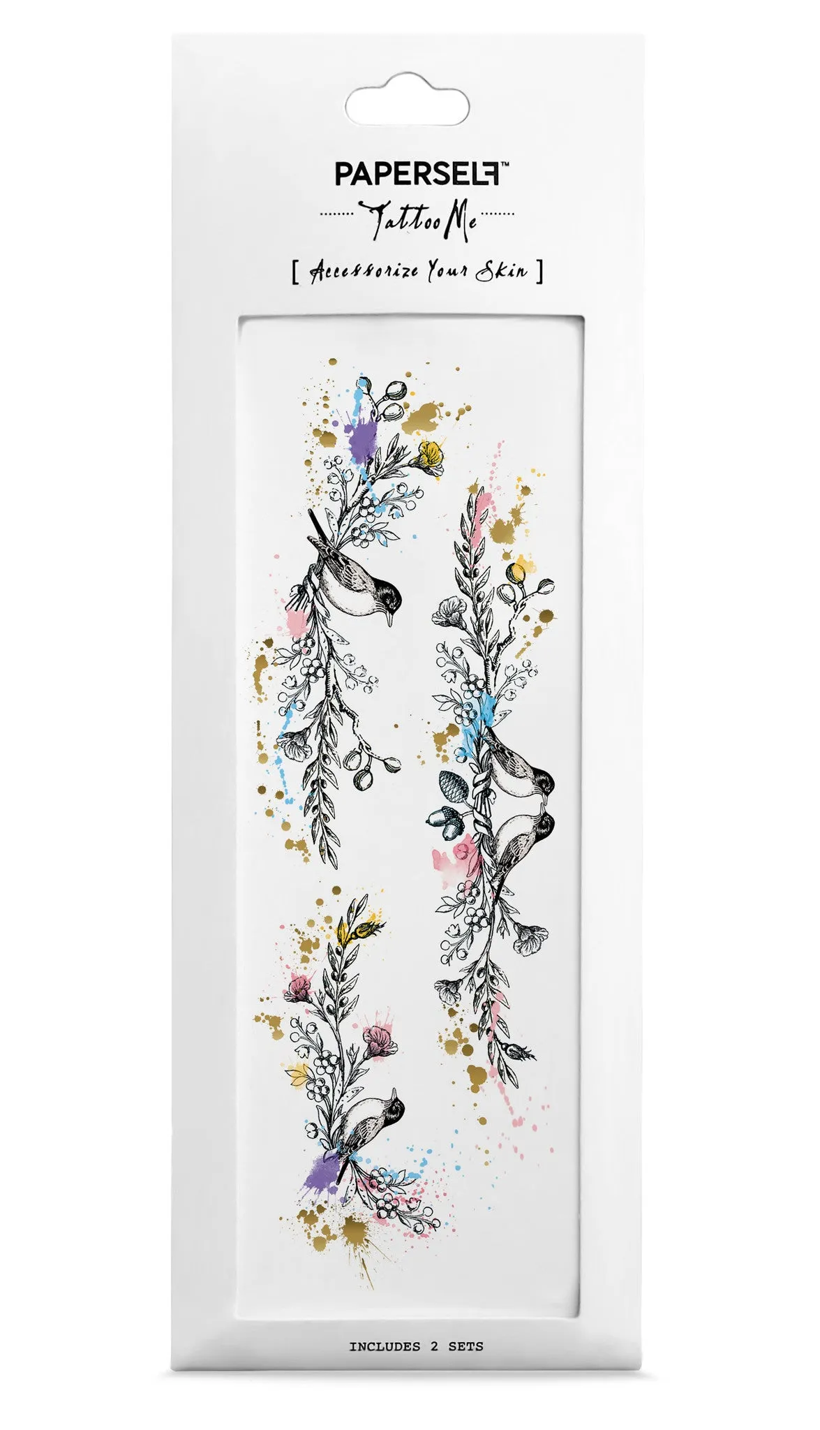 Love Birds Temporary Tattoo