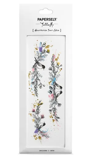 Love Birds Temporary Tattoo