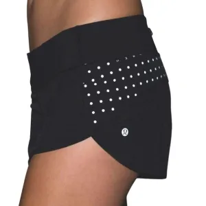 Lululemon Speed Shorts Reflective Dots Size 4
