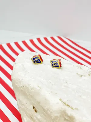 Lunch Box Enamel Studs by Prep Obsessed