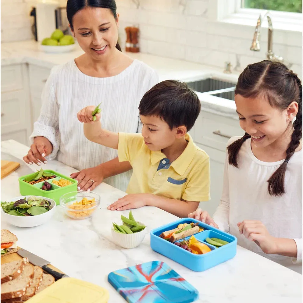 LunchBots Platinum Silicone Large Build-A-Bento - Sea Turtle
