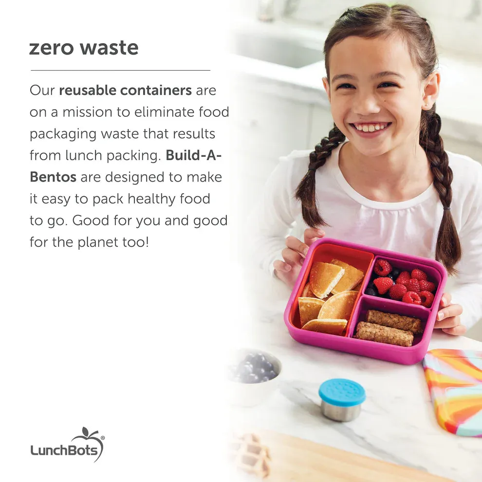 LunchBots Platinum Silicone Large Build-A-Bento - Sea Turtle