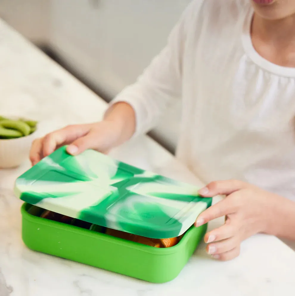 LunchBots Platinum Silicone Large Build-A-Bento - Sea Turtle