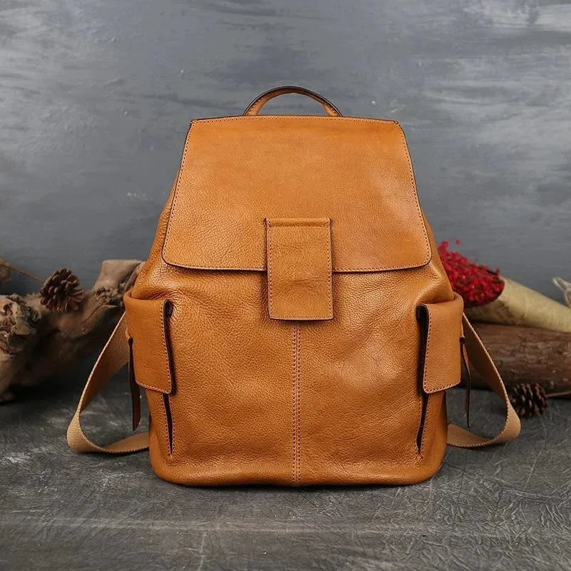 Madrigal Flap-Over Backpack for Women - Black/Brown/Coffee - One Size