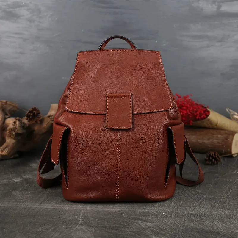 Madrigal Flap-Over Backpack for Women - Black/Brown/Coffee - One Size