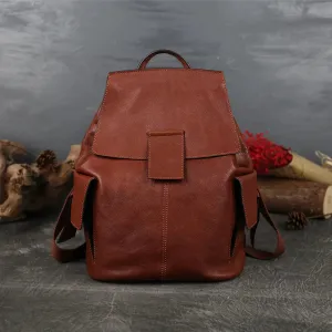 Madrigal Flap-Over Backpack for Women - Black/Brown/Coffee - One Size