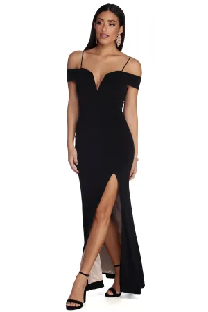 Mallory Formal Off Charming The Shoulder Dress