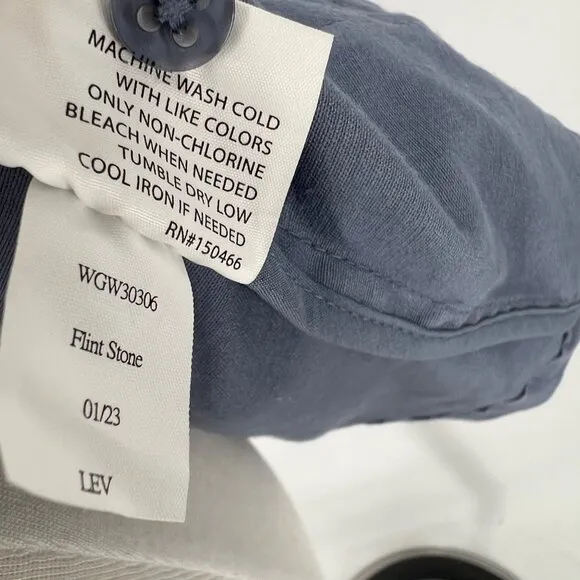 Market &amp; Spruce Hooded Utility Jacket Blue Size Small NWT