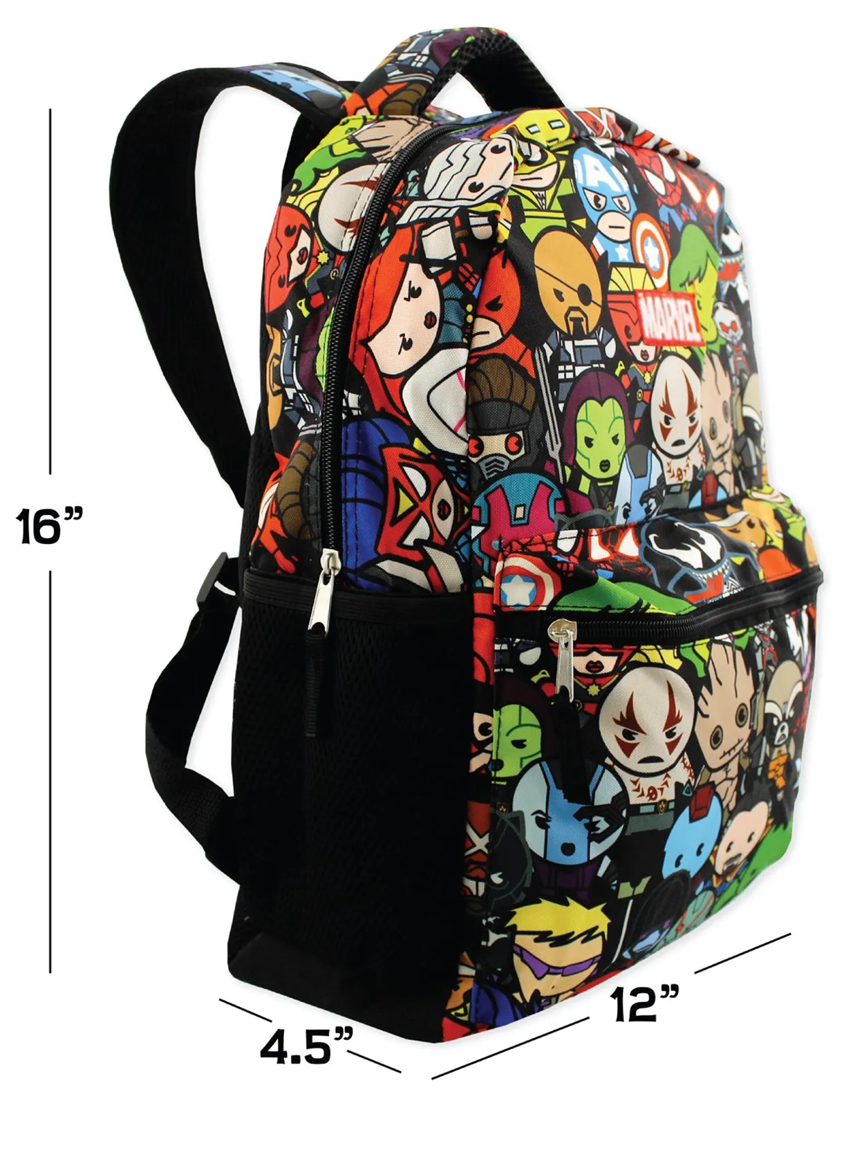 Marvel Kawaii Avengers 16" School Backpack