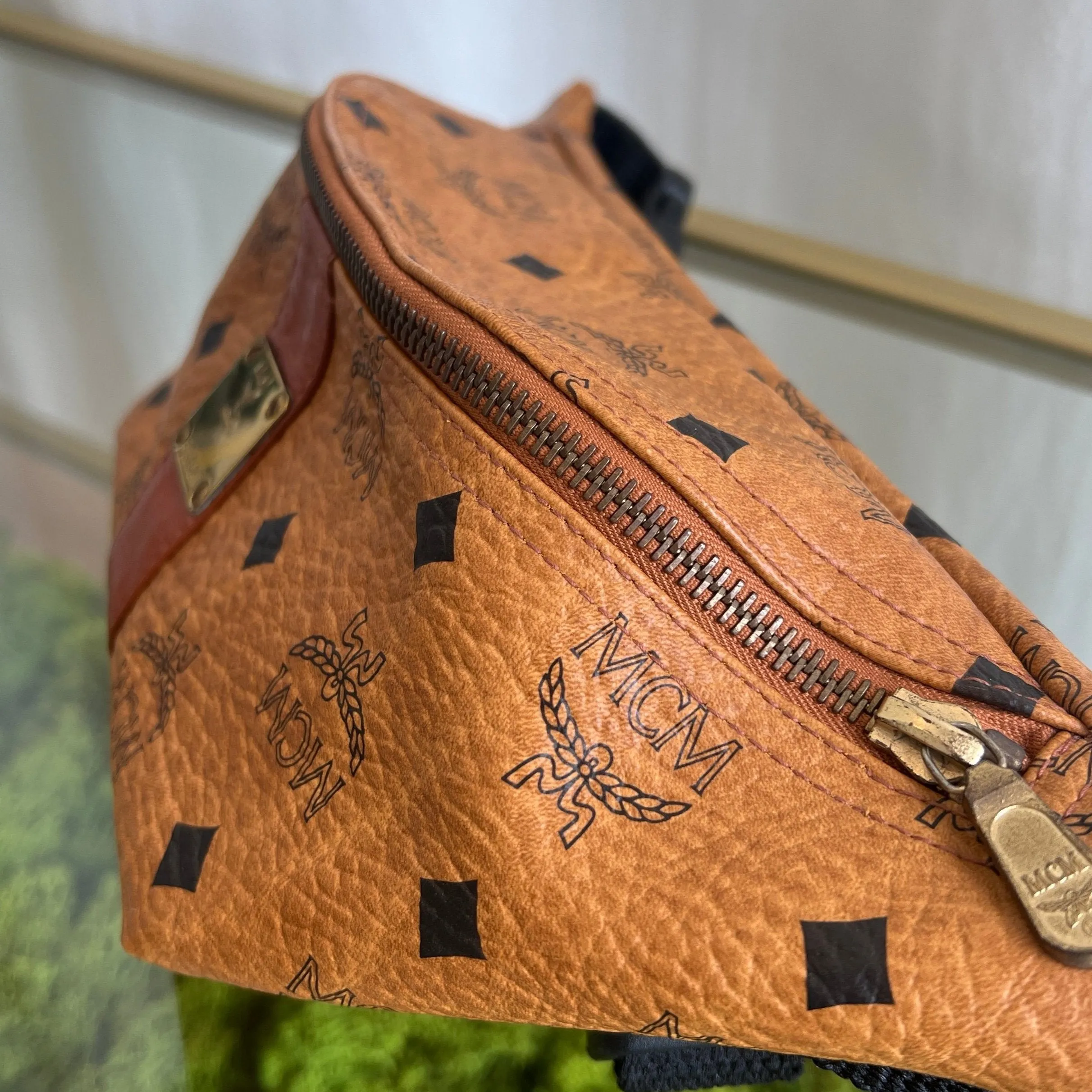 MCM Visetos Belt Bag