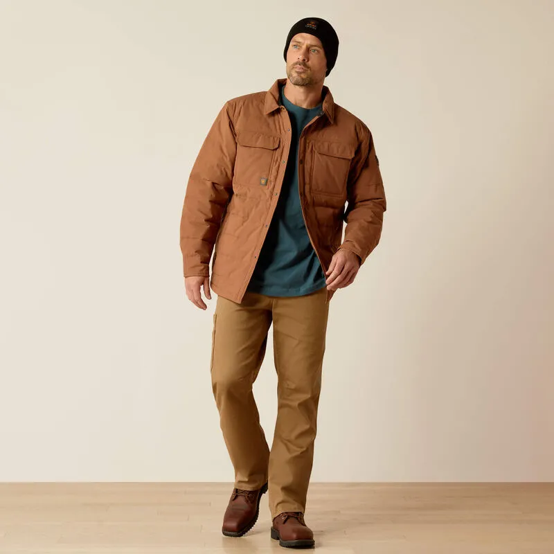 Men's Ariat Rebar Cordura Ripstop Insulated Shirt Jacket