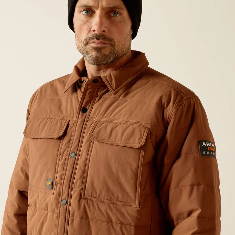 Men's Ariat Rebar Cordura Ripstop Insulated Shirt Jacket