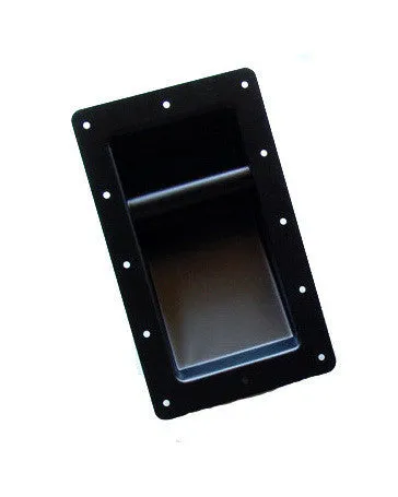 Metal Recessed Cabinet Handle, Large, Mojotone, Sold Singularly