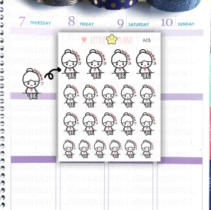 Mimi - Work, Working, Hustling Planner Stickers