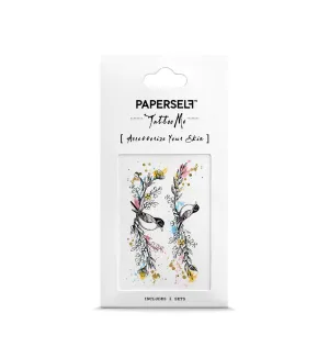 Mini Love Bird Temporary Tattoo