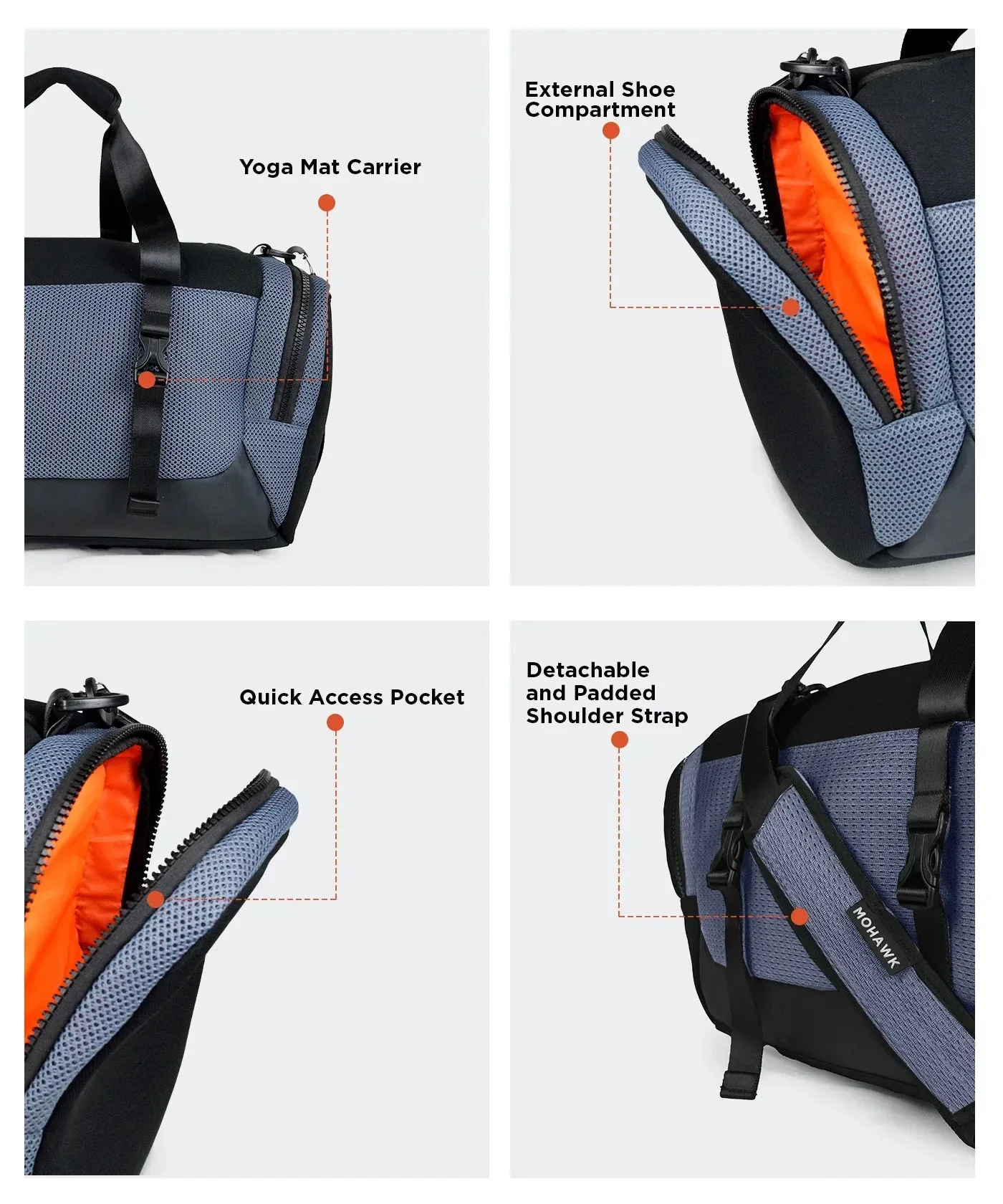 Mohawk Aviator Gym Duffle