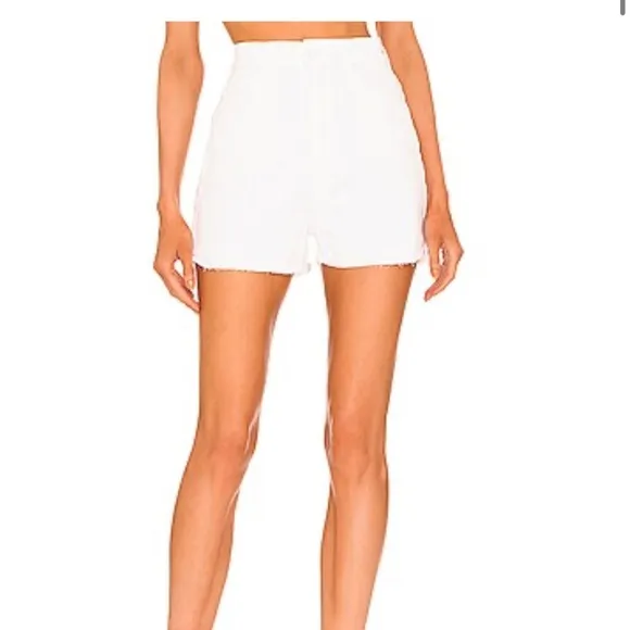 MOTHER high waisted tunnel vision cuff ray short