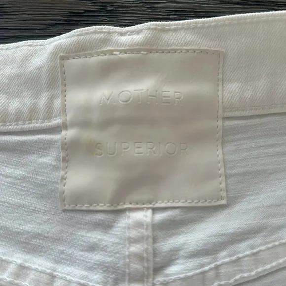 MOTHER high waisted tunnel vision cuff ray short