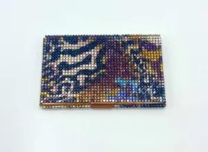 Multicolored Animal Instincts Card Holder