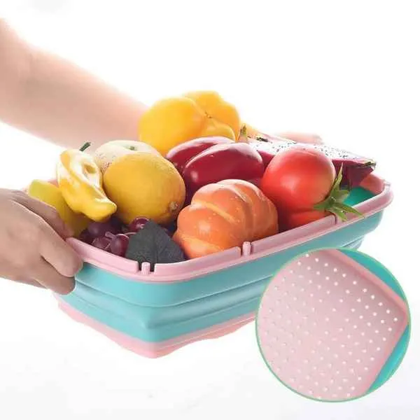 Multifunctional Vegetable Slicer/Grater with Cutting Board, Drain Basket, Storage Box