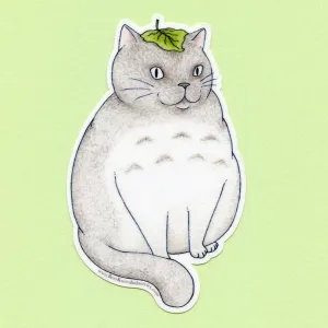 My Neighbor Kitty Cat Vinyl Sticker
