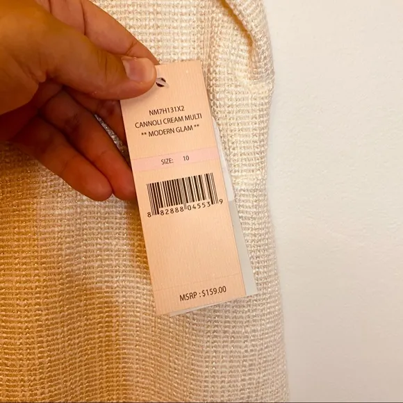 Nanette Lepore Off the ShoulderFringe Hem Dress