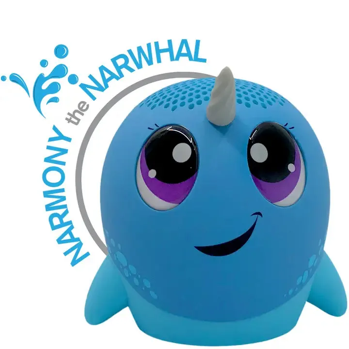 Narmony the Narwhal Waterproof Bluetooth Speaker