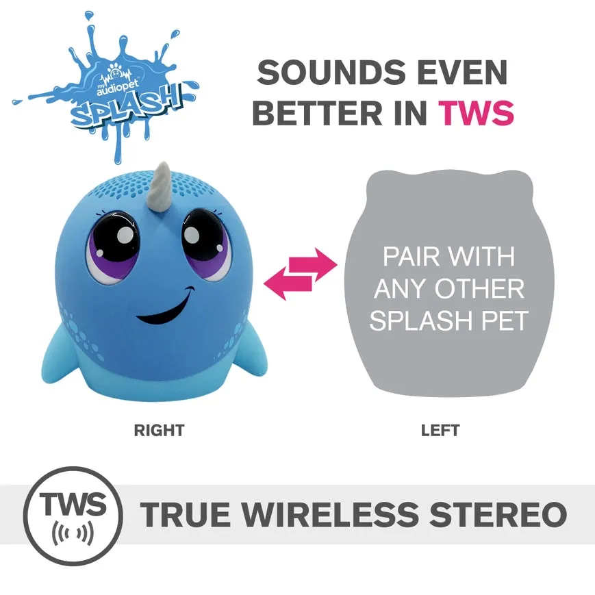 Narmony the Narwhal Waterproof Bluetooth Speaker