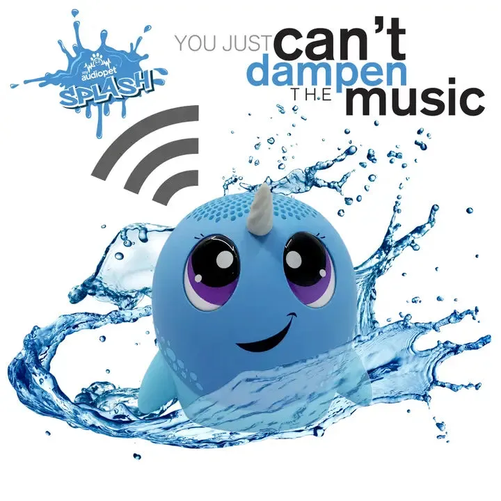 Narmony the Narwhal Waterproof Bluetooth Speaker