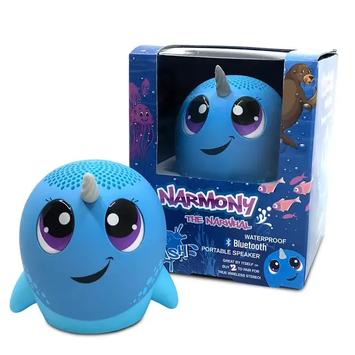 Narmony the Narwhal Waterproof Bluetooth Speaker